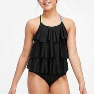 Black Justice Swim Tank Top Size 8  New